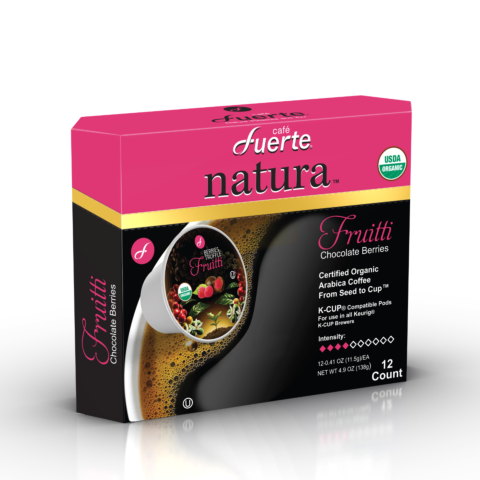FUERTE® Natura™ Fruitti K-Cup Compatible Coffee Pod