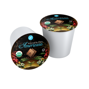 FUERTE® Natura™ Americano K-Cup Compatible Coffee Pod, Organic Arabica, House Blend