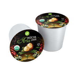 FUERTE® Natura™ Aria K-Cup Compatible Coffee Pod, Organic Arabica, Mocha Java