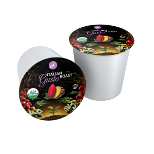 FUERTE® Natura™ Gusto K-Cup Compatible Coffee Pod, Organic Arabica, Italian Roast