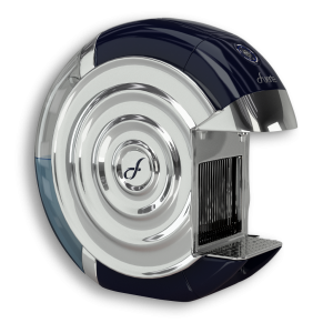 FUERTE® Noria™ Espresso Coffee Machine, Compatible with Nespresso® Capsule, Chrome, Azure