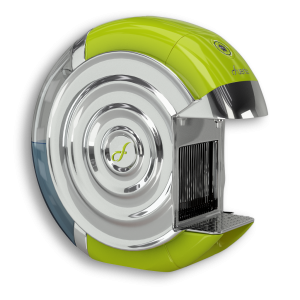FUERTE® Noria™ Espresso Coffee Machine, Compatible with Nespresso® Capsule, Chrome, Green