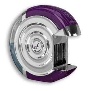 FUERTE® Noria™ Espresso Coffee Machine, Compatible with Nespresso® Capsule, Chrome, Purple