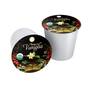 FUERTE® Natura™ Vaniglia K-Cup Compatible Coffee Pod, Organic Arabica, Vanilla